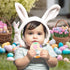 Easter Egg Silicone Teething Toys for Babies, 2-Pack - Colorful, Sensory Development Baby Chew Toys, Ideal for Toddler's First Easter Basket Stuff...