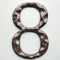 5 Inch House Numbers for Outside-Cast Iron Metal Home Address Number/Heavy Duty & Sturdy Unique Hammered Look/Number 8...
