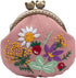 MIAO JIN 2 sets Stamped Embroidery Coin Purse Kits for Beginners Handmade DIY Embroidered Clutch Starter Kit with All Supplies Tools Bamboo Embroi...
