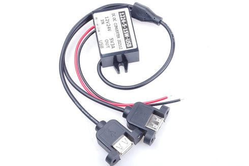 DC-DC 9V 12V 24V 36V 8V-40V to 5V 3A 15W Mini USB Step-Down Power Supply Module Car Power Converter Module Over-Temperature Over-Current Short Cir...