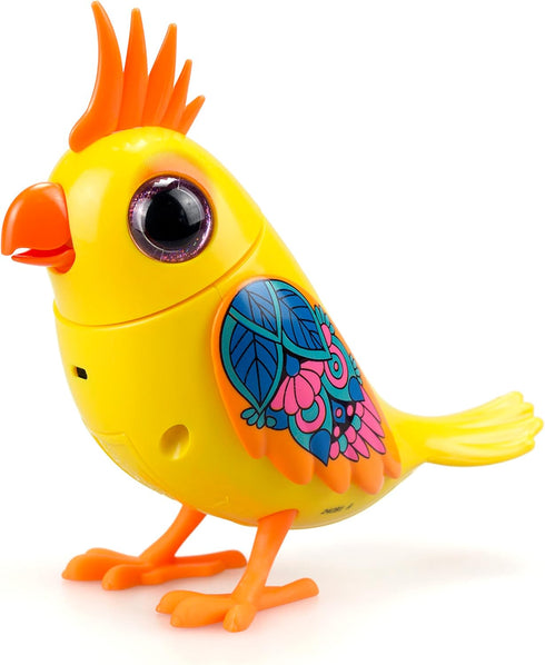 Digibirds- Interactive Cockatoo, Yellow Small...