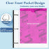 1 Inch Telescoping 3 Ring Binder - 1PCS-White?Flexible Binders with Customizable Front Cover and Clear Catalog Pocket, 1Inch Rings, 225 Sheet Capa...