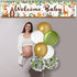 Woodland Baby Shower Decoration Gender Neutral Forest Decor Woodland Animal Baby Shower Party Supplies, Welcome Baby Banner Forest Creature Backdr...