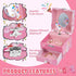 Girl's Musical Jewellery Box With Drawer and Spinning Unicorn, Kids Music Box Jewel Storage Toys Case for Girls Gift...