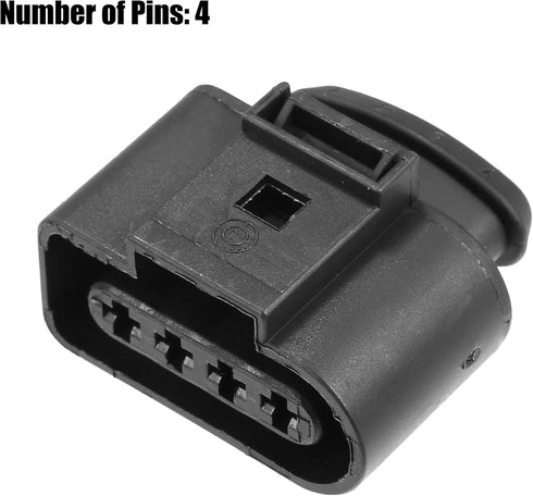 uxcell 6 Set 4 Pin No.1J0973724 Ignition Coil Coilpack Connector Adapter Plug Clip Kit Replacement for VW for Audi for Seat for Skoda...