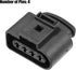 uxcell 6 Set 4 Pin No.1J0973724 Ignition Coil Coilpack Connector Adapter Plug Clip Kit Replacement for VW for Audi for Seat for Skoda...