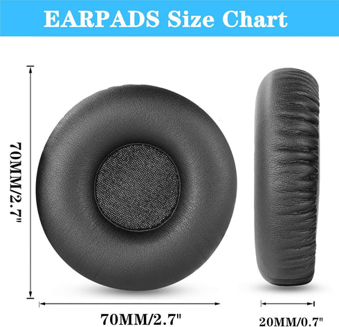 1 Pair Replacement Ear Pads Cushions Compatible with Sony WH-CH510 Wireless Headphones Earmuffs...