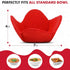 Microwave Bowl Huggers Warmers for Food Microfiber Heat Resistant Food Warmer Set Microwave Safe Handle Hot and Cold Bowls Holder Without Burning ...