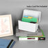 BTSKY 1 Pack 4 x 6 inch Index Card Box - Index Card Holder Notecard Box Recipe Card Box Plastic Storage Organizer for Filling Index Cards , Note c...