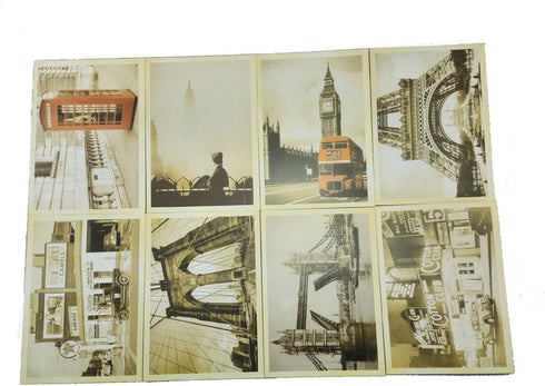 yueton 32 PCS 1 Set Retro Old Travel Postcards Vintage Landscape Photo Picture Poster Post Cards for Collecting...