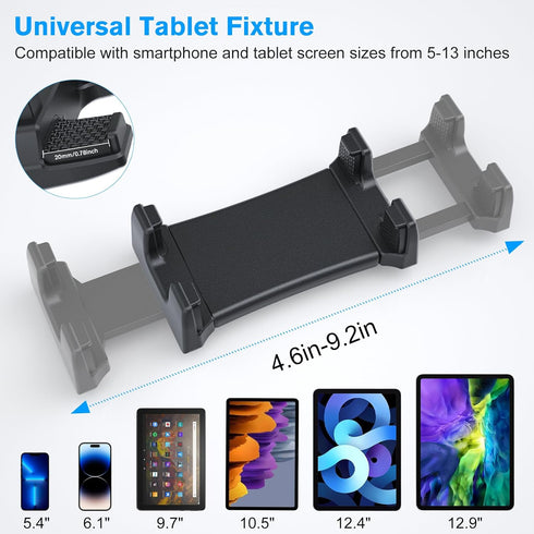 OHLPRO Tablet Holder for Car Dashboard Suction Cup, iPad Car Mount for all 5"-13" Galaxy Tab Kindle Fire iPhone Switch, Tablet Mount for Trucks, S...
