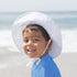 i play. by green sprouts Baby & Toddler Brim Sun Protection Hat | All-day UPF 50+ sun protection for head, neck, & eyes, White, 9-18 Months...