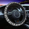 Zebra Print Car Steering Wheel Cover Winter Warm Soft Elasticity Universal 15 Inch Car Accessories Steering Wheel Protector for Women Girls Ladies...
