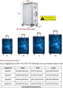 Luggage Cover,Washable Elastic Suitcase Cover Protector Galaxy, XL: Fit 29-30 Inch Luggage...