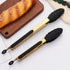 Stainless Steel Classic Kitchen Serving Food Party Gold Tongs 9" and 12" Cooking Tong with BPA Free Silicone Tips, Dishwasher Safe Serving Tools(s...