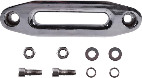 Extreme Max 5600.3096 MAGNA Polished Aluminum Universal ATV / UTV Hawse Fairlead for Synthetic Rope, SILVER...