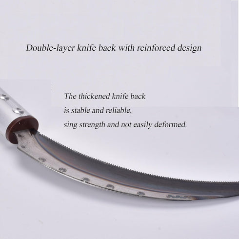 Scythe Garden Tool, Japanese Weeding Scymea, Scythe Tool, Weeding and Weed, Magnetic Handle, Durable SK5 Steel Blades, Compact and Portable, Great...