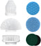 Replaceable Brush Heads Set for Model ECB 881, 7 Pcs, Replacement Heads for Kecoreay Power Shower Scrubber...