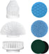 Replaceable Brush Heads Set for Model ECB 881, 7 Pcs, Replacement Heads for Kecoreay Power Shower Scrubber...