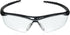 MCR Safety DL110 Dallas Safety Glasses with Polished Black Frame and Clear Lens...