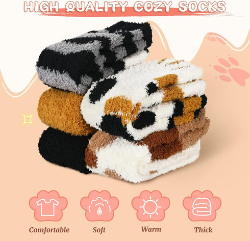 Trifabricy Fuzzy Socks for Women - Fluffy Socks Women, Cozy Socks Slipper Socks for Women...