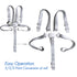 ZARPMA High Chair Security Straps, Replacement 5 Point Children Safety Harness Convertible Straps for High Chair/Pram/Buggy/Kid Pushchair...