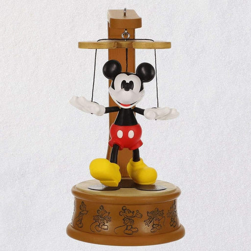 Hallmark 2019 Disney Mickey Mouse Marionette Exclusive Ornament...