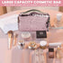 Magic Sequin Travel Cosmetic Bags Reversible Glitter Makeup Organizer Bag Purse for Women(Pink)...