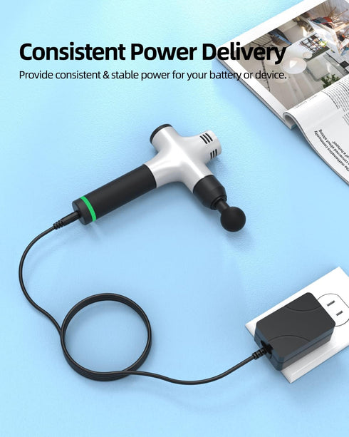 24V Charger Fit for Hyperice Hypervolt Massage Gun 53000 001-00 Replacement Power Cord...