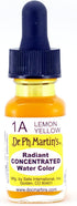 Dr. Ph. Martin's Radiant Concentrated Water Color (1A) Watercolor Bottle, 0.5 oz, Lemon Yellow, 1 Bottle...