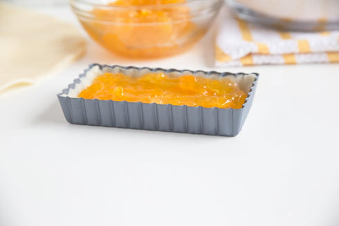 Fox Run Non-Stick Tart Pan, 4.5 x 2.25 x 0.75 inches, Metallic...