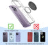 MINDSKY Magnetic Phone Ring Stand Compatible with MagSafe Cases iPhone 12 13 14 15 Series (pop Base)......