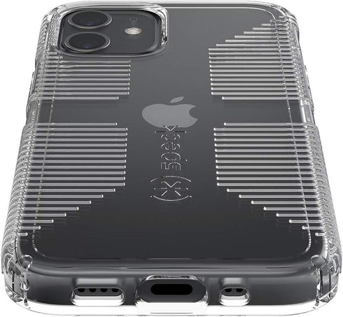 Speck Products GemShell Grip iPhone 12 Mini Case, Clear/Clear (137599-5085)...