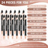 Yeaqee 24 Pcs Inspirational Ballpoint Pens Motivational Black Ink Retractable Quotes Pen with Stylus Tip Encouraging Message Pen Bulk for Women Me...