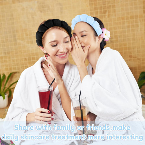 WSICSE 2 Pack Spa Headband for Washing Face, Skincare Headbands Makeup Headband for Washing Face,Skin, Beauty Headband for Teen Girl Gifts Trendy ...