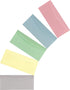 50 Business Envelopes, Standard Flap (Multi Color Pack, 9.5" x 4.125")...