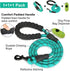 Dynmeow Reflective Dog Collar and Leash Set, 6FT Strong Climbing Rope Leash with Padded Handle, Adjustable Pet Collar with Soft Neoprene Padding f...