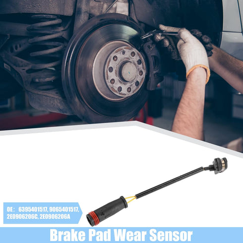 ACROPIX Car Brake Pad Sensor Front Rear Disc Brake Pad Wear Indicator Sensor Fit for Mercedes-Benz Sprinter 1500 - Pack of 4 Black...