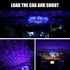 1 PC Car Roof USB LED Starry Sky Projector Light, Rotating Adjustable Pattern Romantic Decorative Lamp, Portable Mini Plug-and-Play Ambient Light,...
