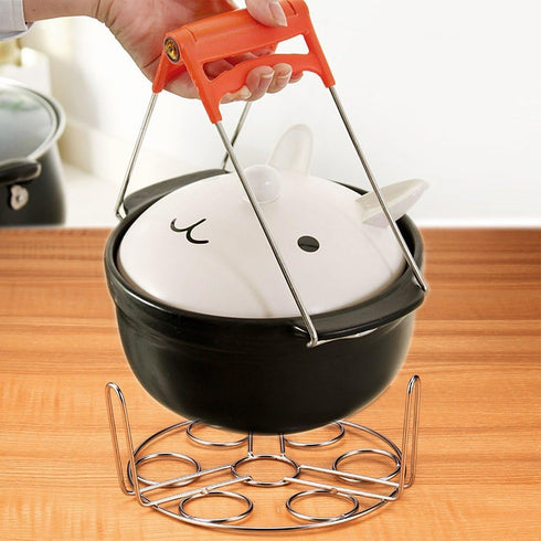 Egg Steamer Rack Alamic Egg Rack Steamer Trivet Basket Stand for Instant Pot Accessories and Pressure Cooker Accessories Stainless Steel Heavy Dut...