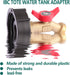 275-330 Gallon IBC Tote Water Tank Adapter(2" Coarse Thread)?IBC Tote Adapter With 1/2 NPT Thread Garden Hose Valve(Lead-Free),ibc tote fittings,i...