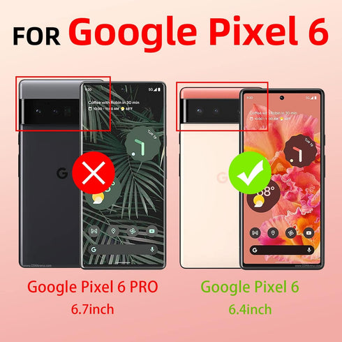 nancheng for Google Pixel 6 Case Kickstand Ring Holder Clip Exotic Colorful Square Diamond Rivet Crystal Anti-Shock Protective Soft Slim Shockproo...