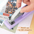Stapler, Office Stapler, Stapler for Desk Portable Durable Staplers Office Supplies (Purple)...