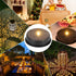 2 PCS Upgraded Solar Light Replacement Top for Outdoor Hanging Lanterns, 4.13 inch Warm White LED Solar Panel Lantern Lid Lights Parts, DIY Home G...