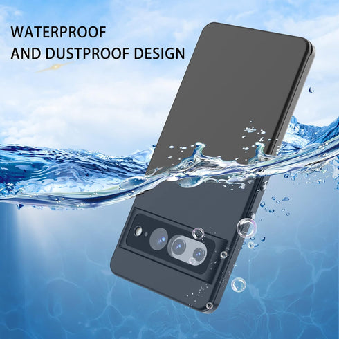 Google Pixel 7 Pro Case Waterproof, IP68 Certified Waterproof Shockproof Built-in Screen Protector Full Body Case for Pixel 7 Pro 2022 (Black)......