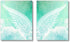 Brooke & Vine Angel Wings Girls Bedroom Wall Decor Art Prints -(UNFRAMED 8 x 10)- Inspirational Christian Religious Kids Baby Girl Nursery Tween W...