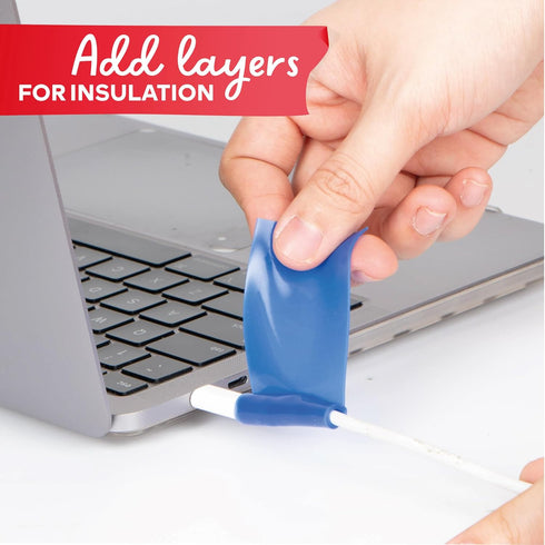 XFasten Self-fusing Silicone Tape Pro, Blue, 1.5-Inch x 15-Feet, 30mils Extreme Silicone Pipe Fix Tape for Leak Drain Pipes, Tool Grip, Electrical...