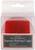 Kitchen Supply Square Silicone Baking Cups, Set of 6...