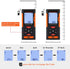 Laser Measurement Tool,131Ft Laser Measure Ft in M Unit Switch with 2 Bubble Levels Pythagorean Mode Area and Volume Measuring,LCD Backlit Digital...