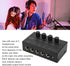 DAUERHAFT 4 Channel Stereo Headphone Amp,Ultra Low Noise Headphone Amplifier,Professional Multi Channel Mini Earphone Splitter Amp,for Sound Reinf...